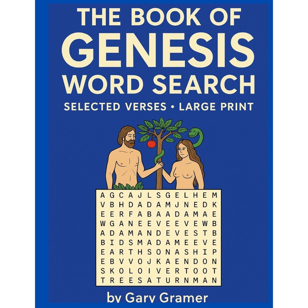 The Book of Genesis Word Search Selected Verses large Print